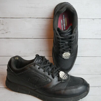 Skechers Women's Size 10.5 Work Relaxed Fit Nampa Wyola Black Sneakers READ DESC - Image 1 of 4
