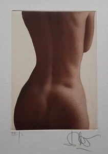 Willi Kissmer desnudo erotismo firmado a mano pequeño medio desnudo V 1998 hoja rara - Imagen 1 de 3