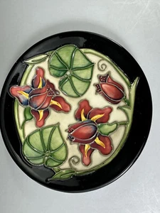 Moorcroft Pottery Palmata Plate 1999 Shirley Hayes 12cm - Picture 1 of 24