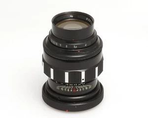 UDSSR KMZ Jupiter-11 Teleobjektiv 4/135 mm seltene schwarze Version für Canon FD - Bild 1 von 4