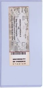 9/8 2014 Kurt Warner Arizona Cardinals Ring of Honor NFL Ticket POP 1 PSA HOF - Picture 1 of 5