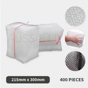 400pcs Seamless bottom Bubble Pouch Bag 215x300mm Clear Aircap Bubble Wrap Bags - Picture 1 of 10