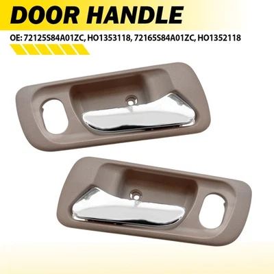 Manija puerta delantera izquierda y derecha beige para Honda Accord 1998-2002 interior 1999-2004 Odyssey Foto 1 de 4