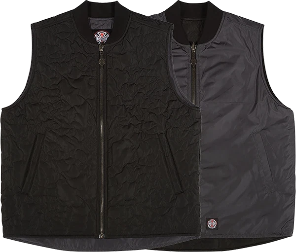 INDEPENDENT CORE REVERSIBLE VEST SMALL BLACK - Image 1 of 1