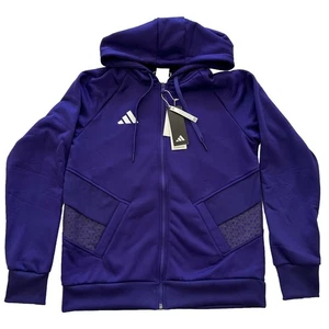 Neu mit Etikett Adidas lila Kapuzenpullover mit Reißverschluss Größe Small Aeroready - Bild 1 von 8