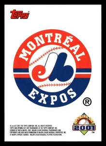 2001 Topps Opening Day Montreal Expos # Stickers Montreal Expos - Picture 1 of 1