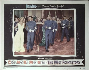 The West Point Story Lobbykarte #5 1950 Doris Day, Mayo, Nelson & MacRae! - Bild 1 von 1