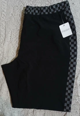 Pantalones Cherokee Talla XL Negros Cuadros Tablero Tira Bolsillos Nuevos con Etiquetas Foto 1 de 4