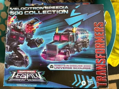 Transformers: Legacy Leader Class Scourge Velocitron Speedia 500 - Image 1 of 2