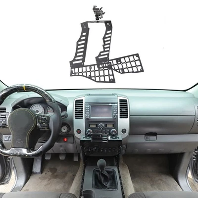 Center Console MOLLE Panel & Off-road Phone Holder Fits Nissan Frontier 2013-21 - Image 1 of 4
