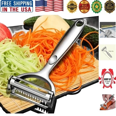 Pelador de verduras ergonómico multifuncional - Ideal para frutas y verduras Foto 1 de 4