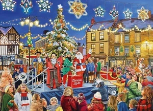 Gibsons Christmas Switch On by Trevor Mitchell 1000 piece jigsaw puzzle - Picture 1 of 1