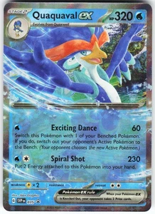 Quaquaval ex - 035 Pokemon SV: Scarlet & Violet Promo Cards Holo Promo NM - Picture 1 of 2