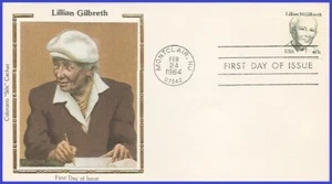 EE. UU. #1868 U/A COLORADO SEDA FDC Lillian M. Gilbreth - Imagen 1 de 1
