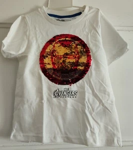Avengers T-Shirt, mit wende Pailletten 98/104 - Bild 1 von 7