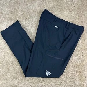 Columbia PFG Herren Terminal Tackle Hose 40x34 schwarz leicht Reißverschlusstasche - Bild 1 von 12