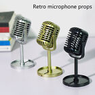 Simulation Props Retro Microphone Classic Dynamic Vocal Mic Vintage Style Mi _sh