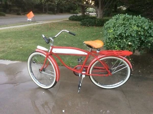 1950’s WESTERN FLYER TANK MEN'S 26" TIRE BICYCLE - Picture 1 of 4