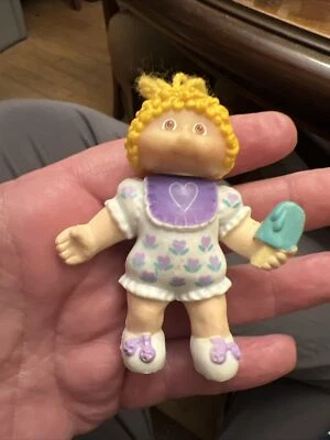 Vtg Cabbage Patch Kids 1985 Blonde Hair Ice Cream Figure PVC RARE - Image 1 of 4
