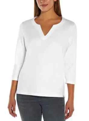 Orvis Women's 3/4 Sleeve Pima Cotton Tee Shirt (Choose Size and Color) - Image 1 of 4