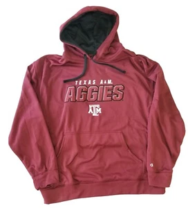 TEXAS A&M AGGIES weinrot/schwarz/weiß XL Champion Sweatshirt Hoodie Herren Gr. XLarge - Bild 1 von 8