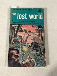 THE LOST WORLD Sir Arthur Conan Doyle ~ Vtg Perma Star 1954 1st/1st Paperback - Picture 1 of 5