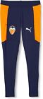 PUMA Kinder Training Pants Pockets Hose Sporthose Jogginghose, Blau/Orange, 128