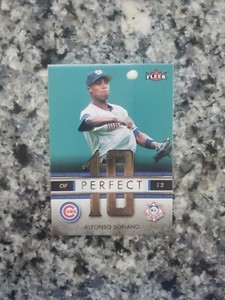 2007 Fleer Perfect 10 Alfonso Soriano Chicago Cubs #PN-AS