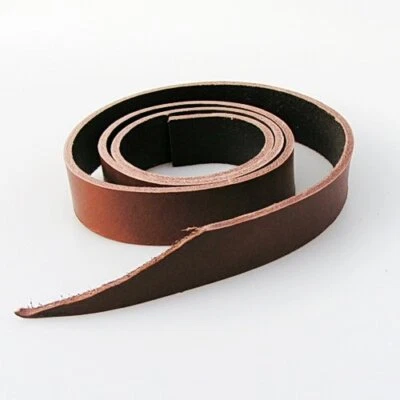 PERA PERIS Lederstreifen 130 bis 140cm lang 5 cm breit - Lederriemen Leder Leather Strap