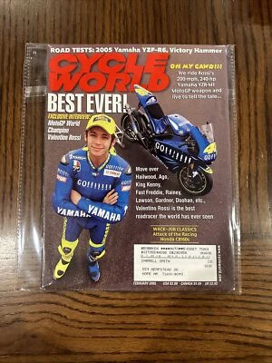 Cycle World February 2005 Valentino Rossi - Image 1 of 4