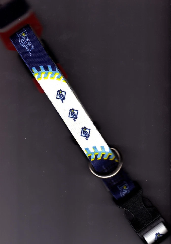 TAMPA BAY RAYS Baseball Dog Collar MLB Hunter Medium Large Sizes - Image 1 of 1