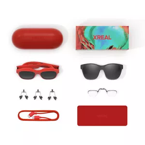 Xreal Air2 Air 2 Smart AR Glasses 130" Giant Screen Cinema 72g 120Hz Red DHL - Picture 1 of 11