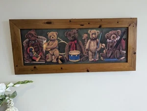 Teddy Bear Large Collectors Picture Friends are the Best Collectables  FREE POST - Picture 1 of 22