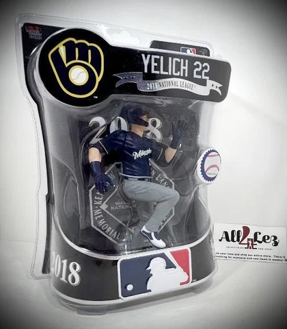 2019 BREWERS CHRISTIAN YELICH "MVP '18" ACTION FIGURE IMPORTS DRAGON ~ NIB #'d Cover