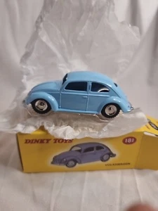 Atlas Editions Dinky Toys - 181 Volkswagon Blue Car - Mint Condition - 1:43 - Picture 1 of 6