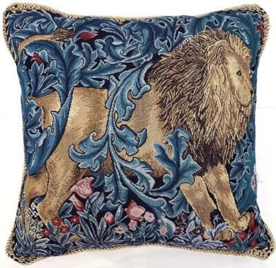 William Morris Animal Jacquard Tapestry Throw Pillowcase Cushion Cover for Couch - Image 1 of 4