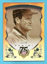 GEORGE BRETT 2014 Panini Hall Of Fame Blue Frame #80 Royals #d 27/75