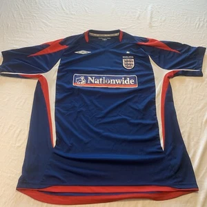 England UK Team Training Trikot Fußball Soccer Shirt blau rot Umbro Herren Gr. XL - Bild 1 von 16