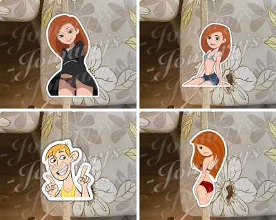 Kimpossible аниме Ким 02-05 бикини стикер этикетка ecchi waifu искусства ronstoppable - Изображение 1 из 2