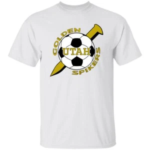 Utah Golden Spikers T-shirt Classic | ASL Soccer Team - Picture 1 of 5