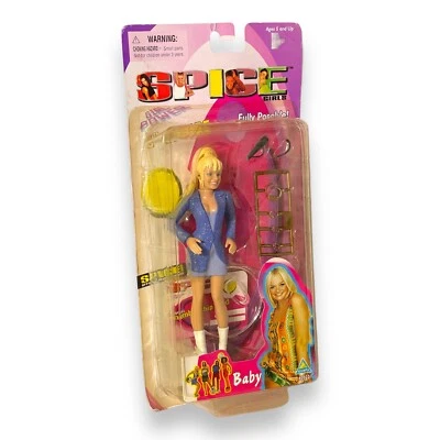 Spice Girls Doll 1998 Baby Spice 6” Figure Emma Lee Bunton Fully Posable Toymax  - Image 1 of 4