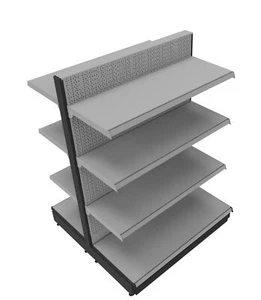Gondola shelf middle room gondola metal shelf kiosk shelf Tego EDEN floors 1 lfdm - Picture 1 of 8