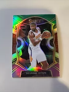 DEANDRE AYTON 2020-21 Panini Select Basketball Green Purple Prizm Concourse #33 - Picture 1 of 3