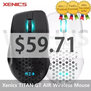 [CLEARANCE] Xenics TITAN GT AIR Wireless Professional Gaming Mouse_White color - Picture 1 of 7