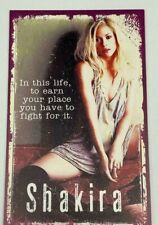 Shakira Sign Wood MDF Wall Decoration 7" x 11" with Rustic Sides