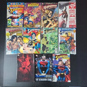 DC Comic Superman lotto misto di 11 Warrior Vs Superman The Dark Side Strength - Foto 1 di 21