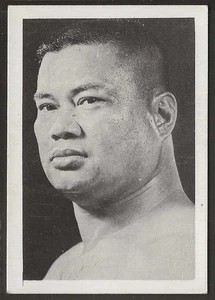 SOMPORTEX-FAMOUS TV WRESTLERS 1966-#42- BOLO HAKAWA  - Picture 1 of 2