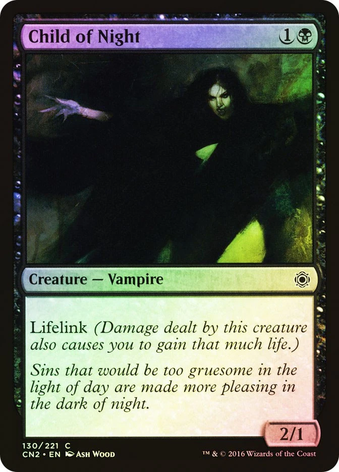 MTG FOIL Child of Night  - Conspiracy: Take the Crown #130 - Image 1 of 1