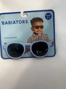 Baby Blue Babiators Blue Series sunglasses Ages 3-5 Polarized Lenses BPA Free  - Picture 1 of 2