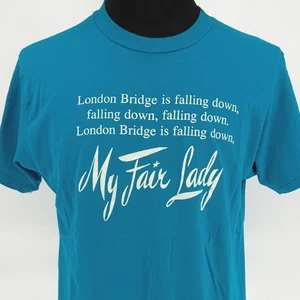 Camiseta De Colección My Fair Lady Puente de Londres Caída Para Hombre XL Puntada Única - Imagen 1 de 5